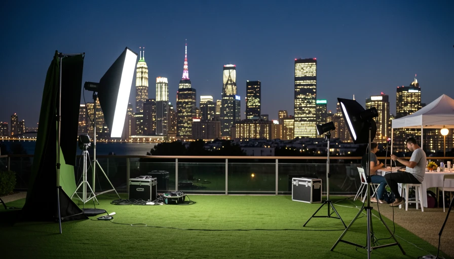 9. City Skyline at Night